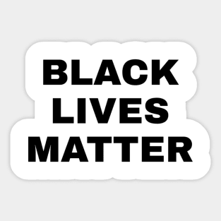 black lives matter Sticker